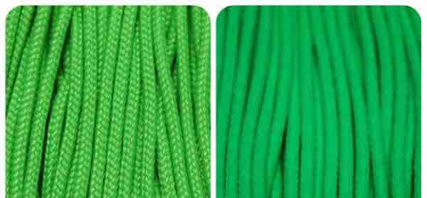 (image for) NeonGreenBlacklightType1Paracord